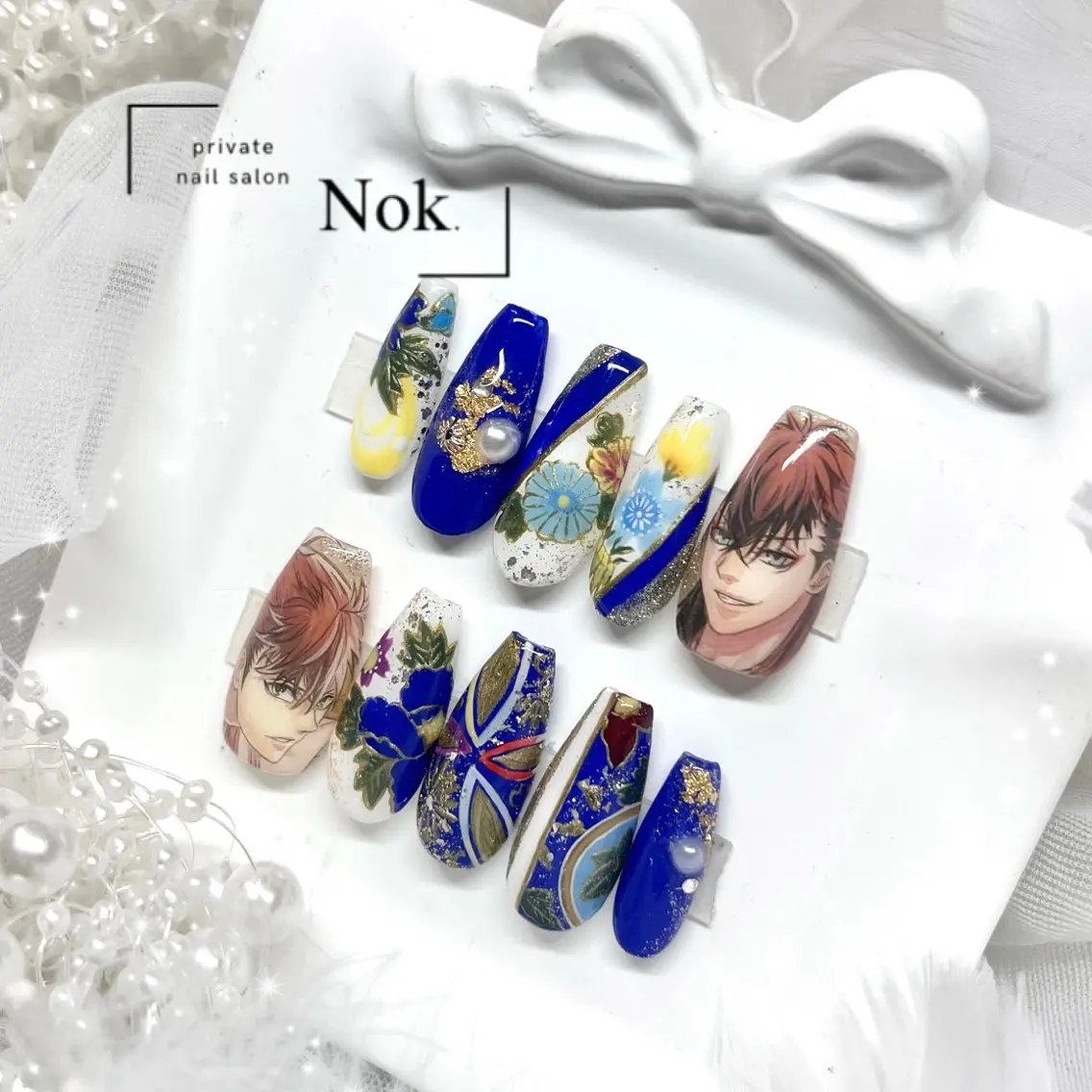 ネイル 成人式 ハンドネイル 池袋痛ネイル Nok. 渡辺のネイルデザイン