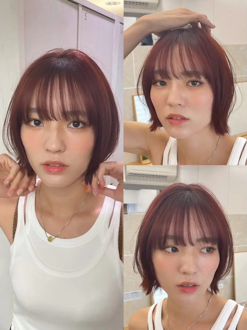 似合わせレイヤー🌟 巻ける縮毛矯正みつきのヘアスタイル