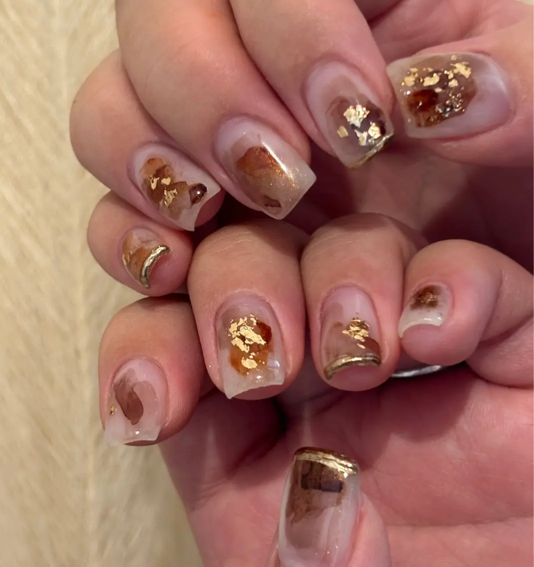 ネイル ニュアンスネイル ショートネイル その他(ネイル) Belle　ネイル＆ ホワイトニングサロンのネイルデザイン