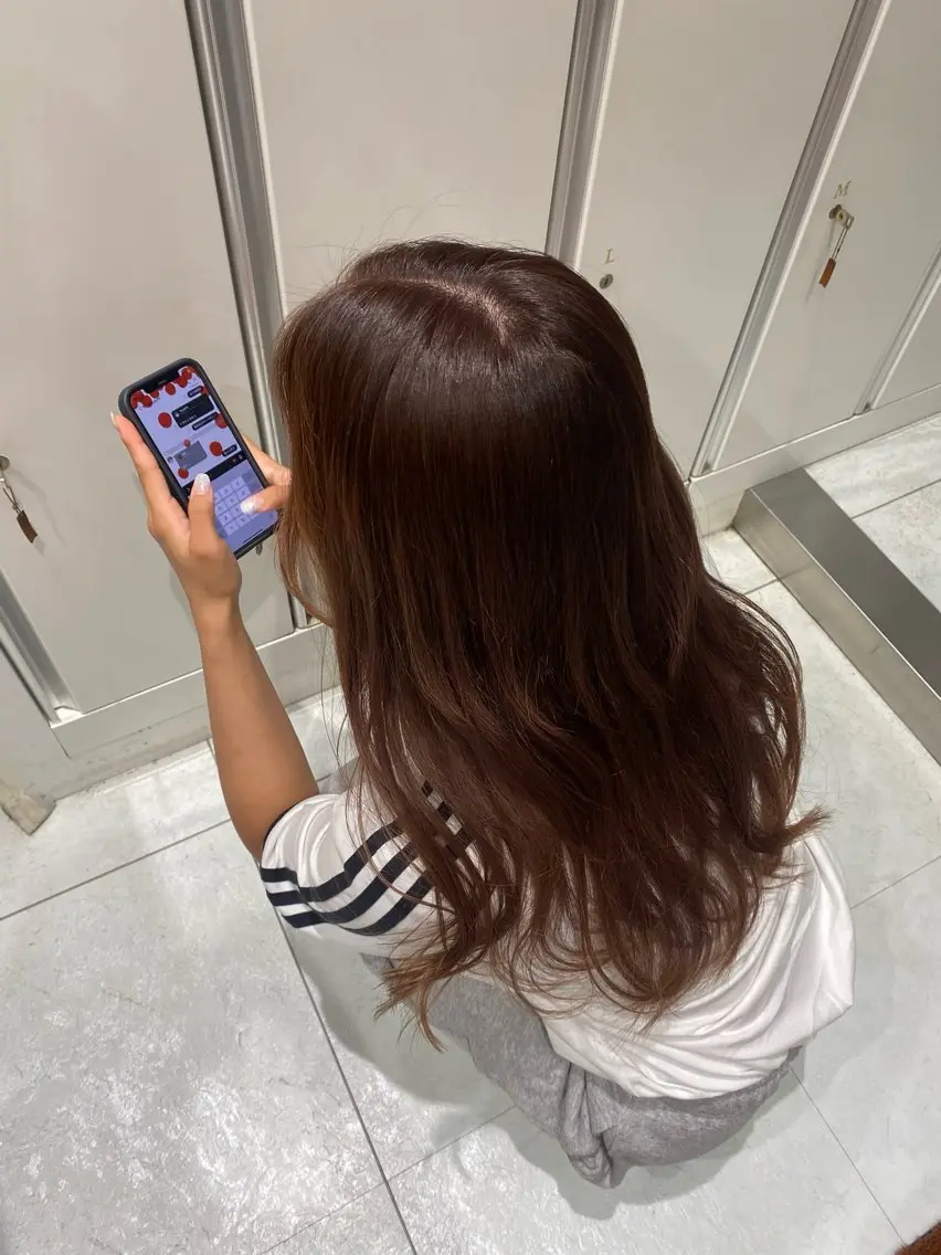 ロング 小畑 結衣のヘアスタイル