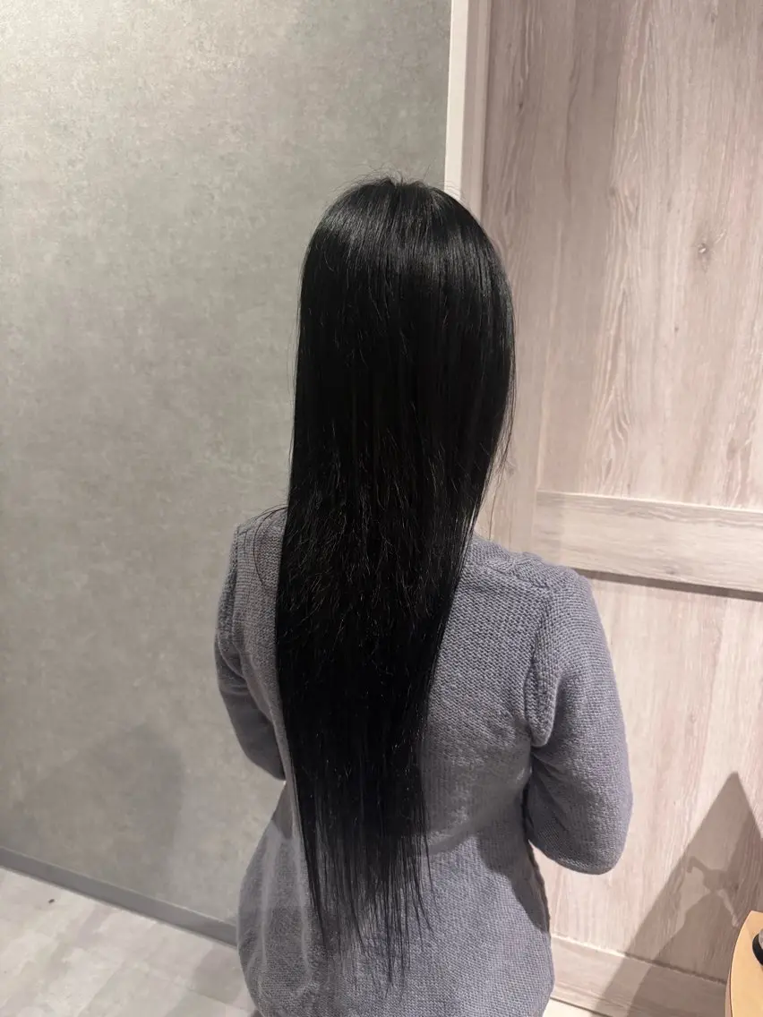 ロング カット ヘアカラー トリートメント Applause カリンのヘアスタイル