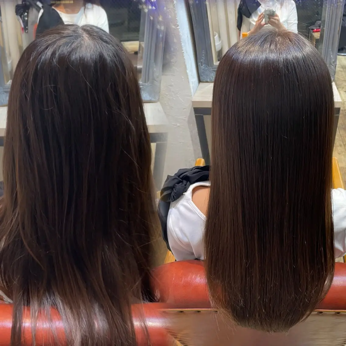 セミロング カラー 福士 未来のヘアスタイル