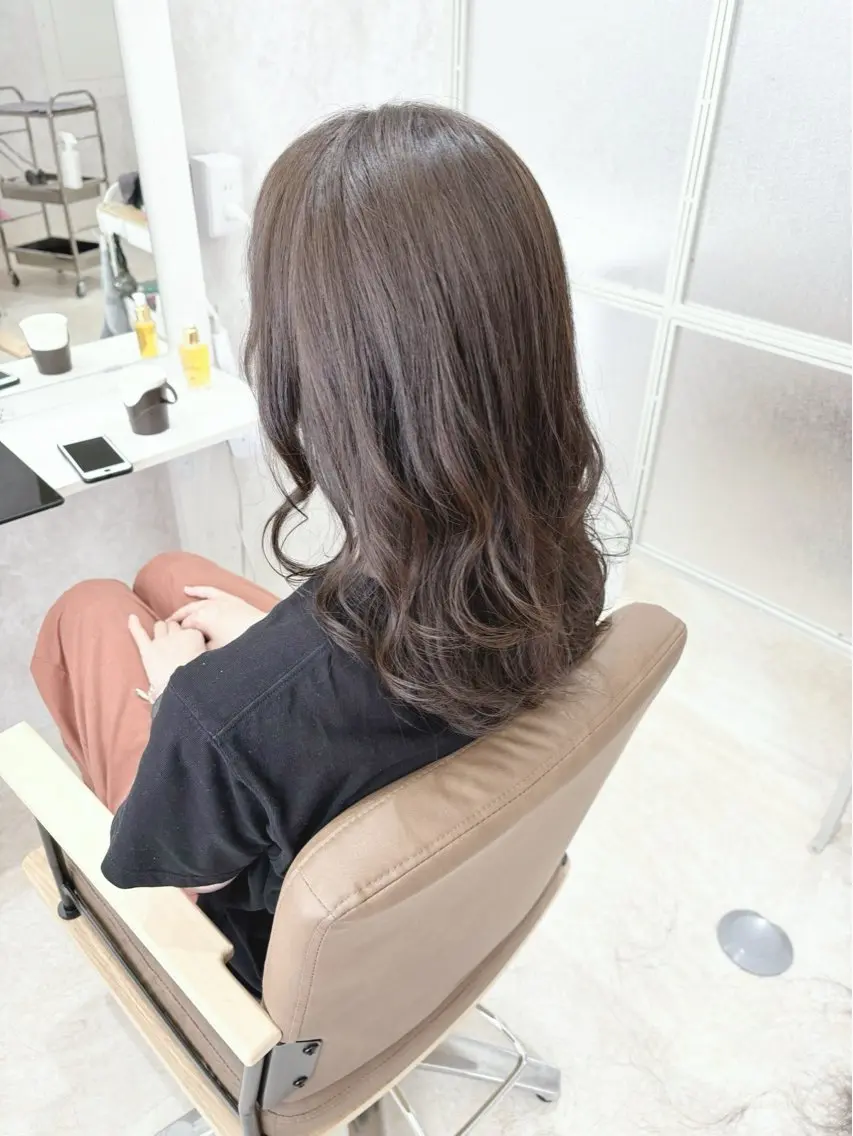 ミディアム 【ROSSO】 SHUHEIのヘアスタイル