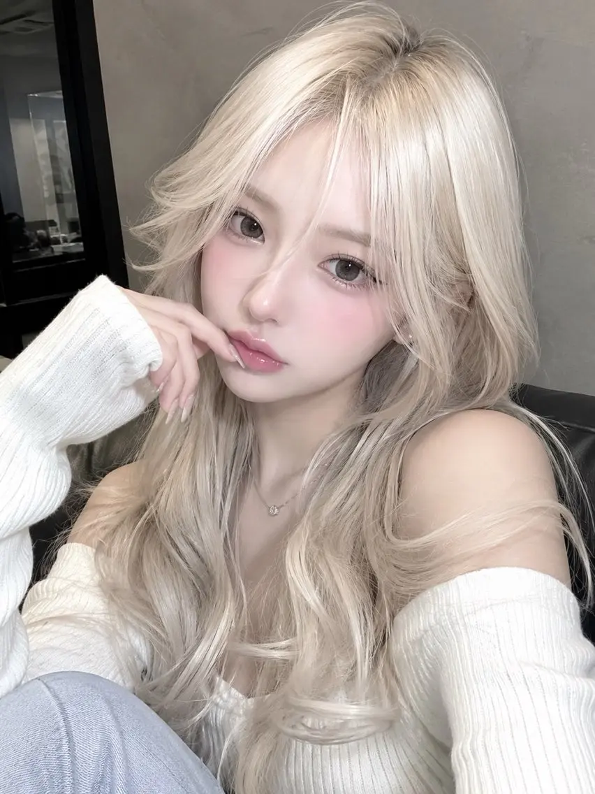 😊大人気😊ブリーチ込みでこの値段❣️❣️ダブルカラー＋トリートメント7900の写真