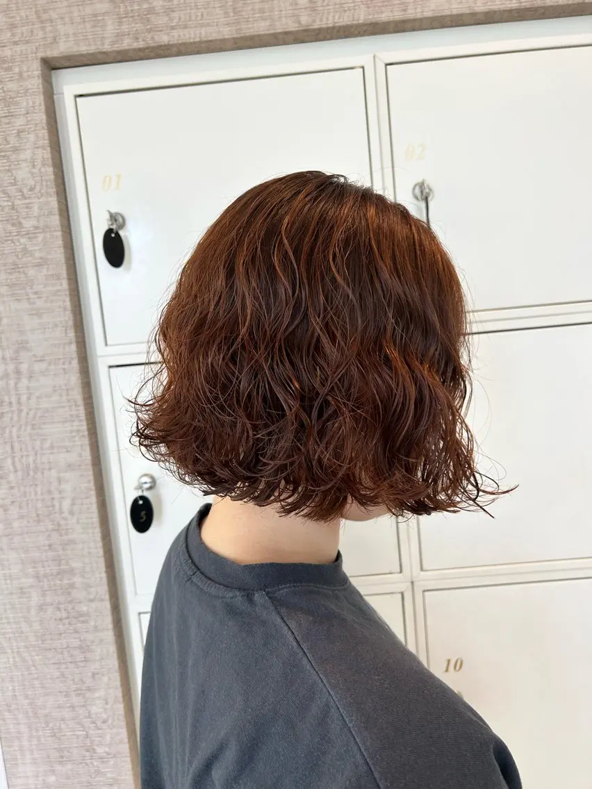 【初回限定】💜カット＋デジタルパーマ💜大人気✨ふんわりパーマ・ボブパーマ・コテ巻き風パーマ💜の写真