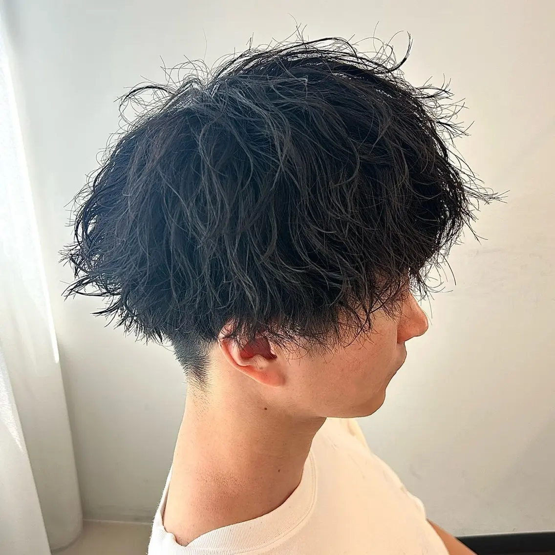 パーマ メンズ 🍒ハイレイヤー🍒 海外ヘア🍒Momoのヘアスタイル