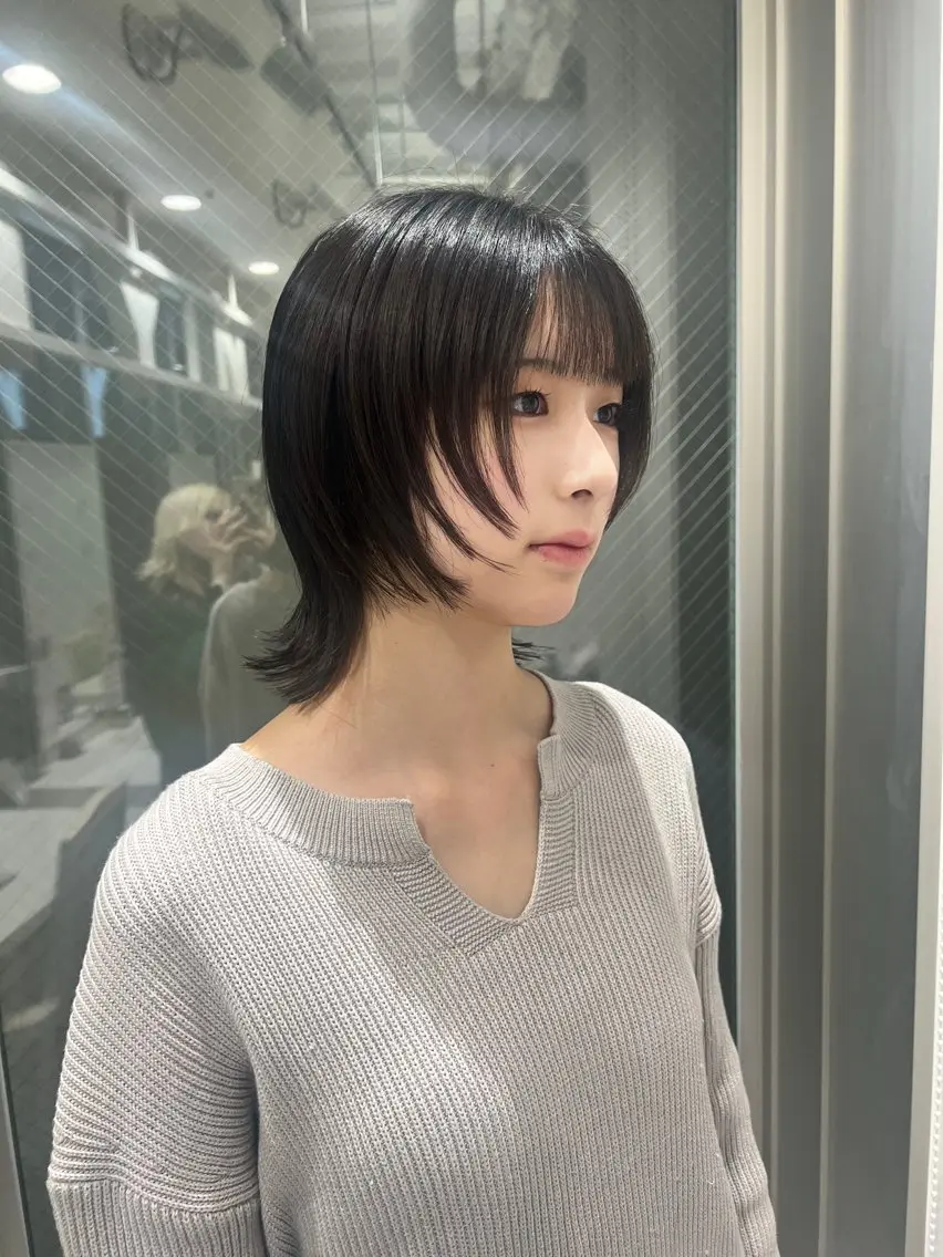 ショート ショートヘア ウルフカット カット ウルフ/レイヤー /aoiのヘアスタイル