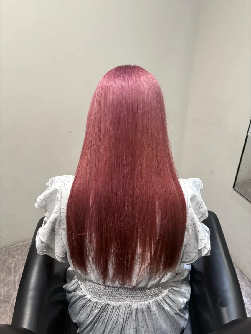ロング カラー ダブルカラー よしえ /心斎橋美容室のヘアスタイル