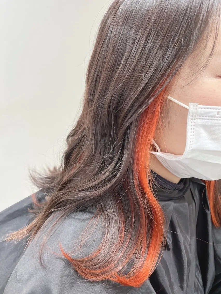 カラー ヘアカラー トリートメント naoya .のヘアスタイル