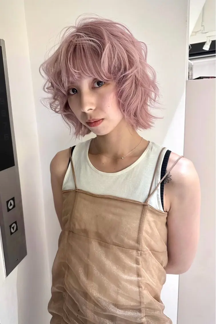 カラー airi໒꒱·゚ /デザインカラーのヘアスタイル