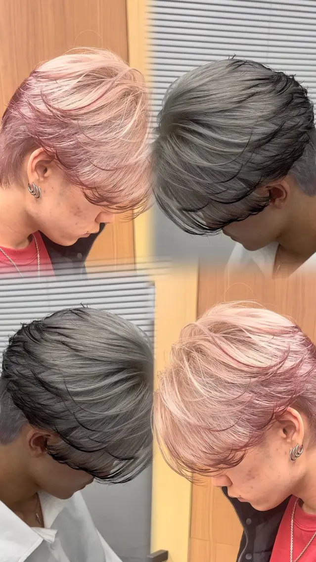 カラー メンズ ハイトーン特化💫/ デザインカラーのヘアスタイル