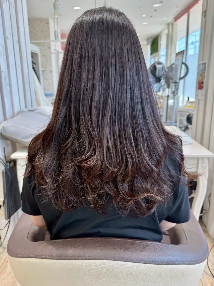 ロング カット パーマ ☘️Garden 石栗一樹☘️のヘアスタイル
