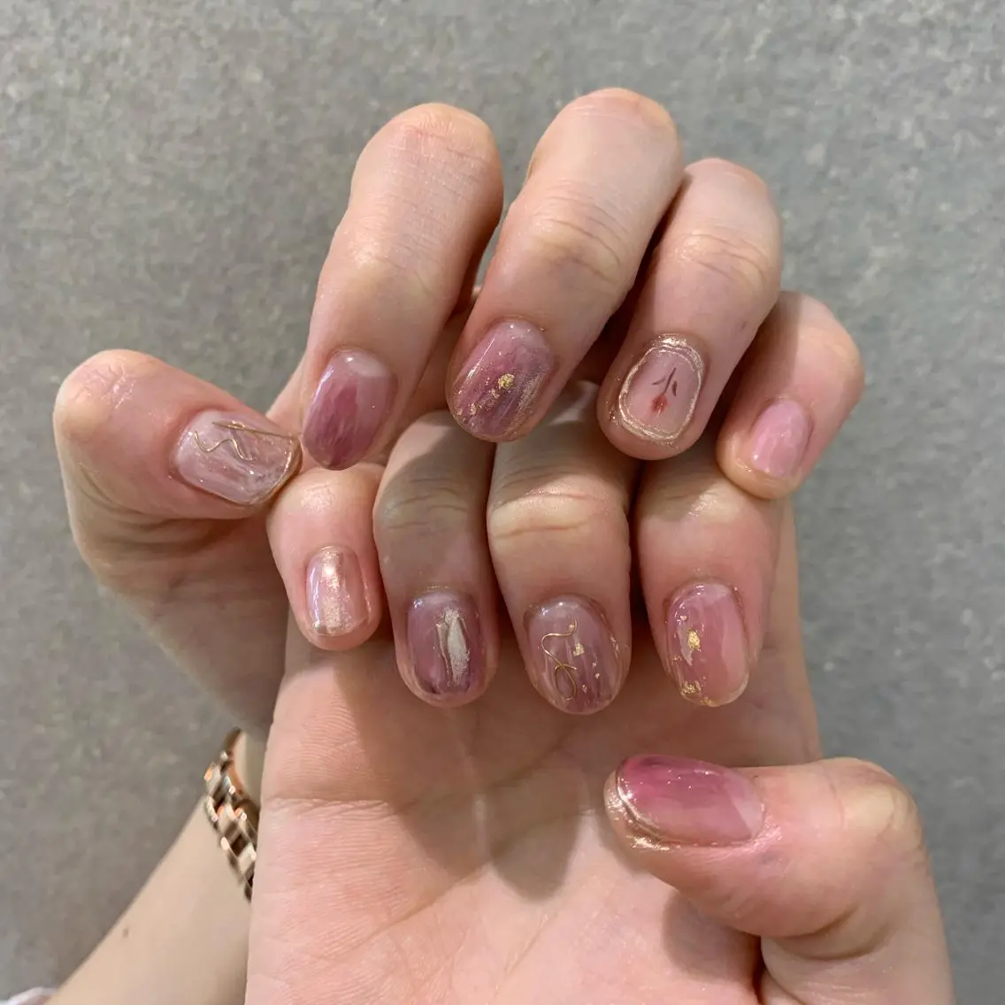 ネイル 【淡色color/ nail】maikoのネイルデザイン