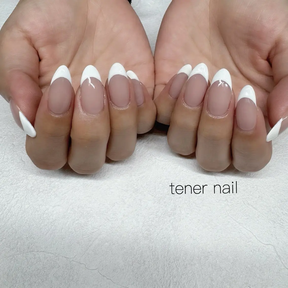 ネイル フレンチネイル ハンドネイル テネルネイル tener nailのネイルデザイン