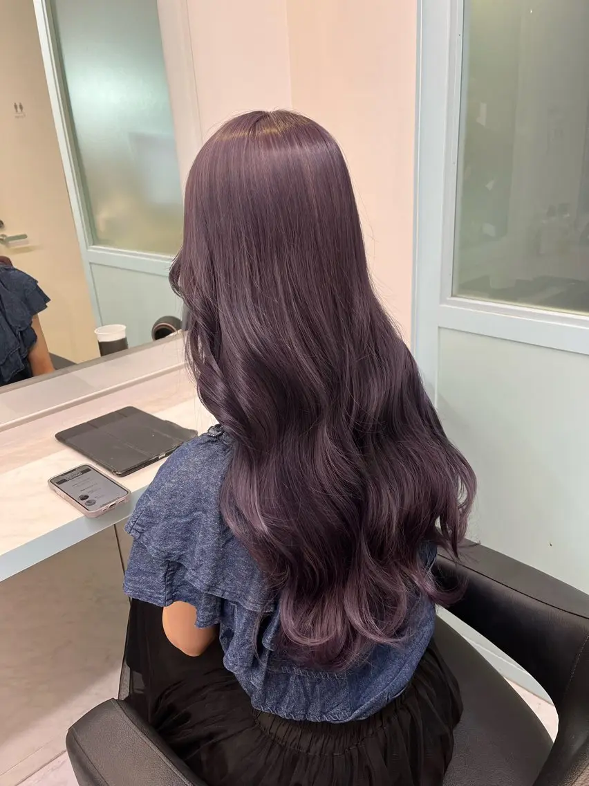 ロング カラー ヘアカラー トリートメント ブリーチカラー 🩵MIZUKIのヘアスタイル