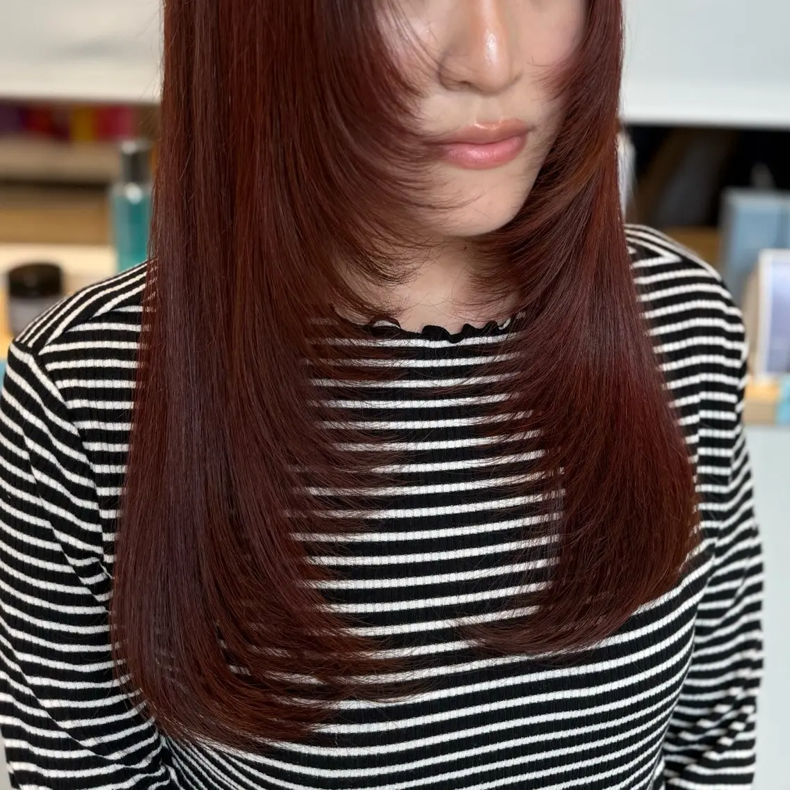 ロング カラー ヘアアレンジ カット ヘアカラー トリートメント ヘアセット MIHO / Frames 赤羽のヘアスタイル