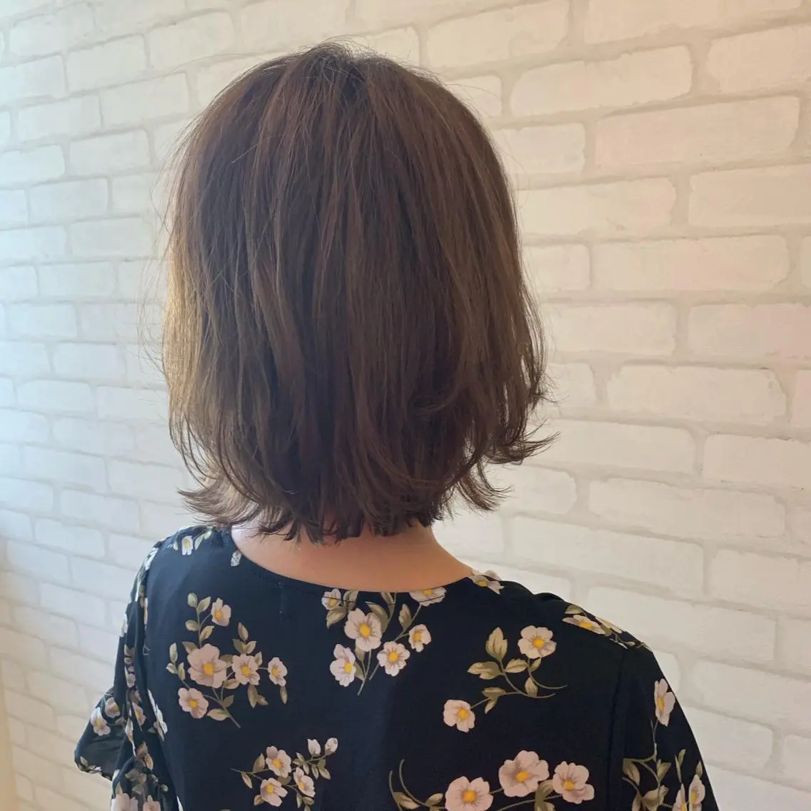 ミディアム カット ヘアカラー トリートメント 高橋 一矢のヘアスタイル