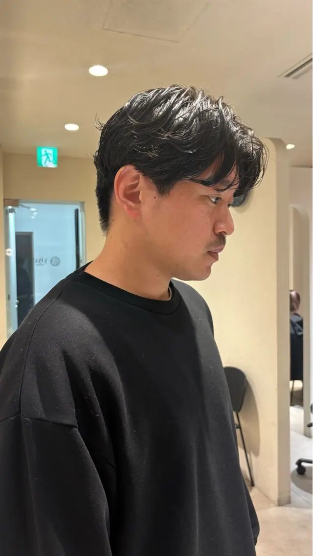 パーマ メンズ 《ショートカット》 ナミのヘアスタイル