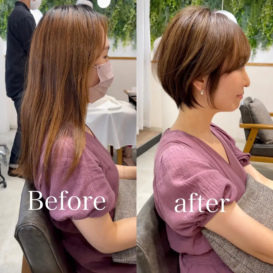 【女性ショートヘア限定】SNS動画撮影有り【顔出し必須】カットの写真