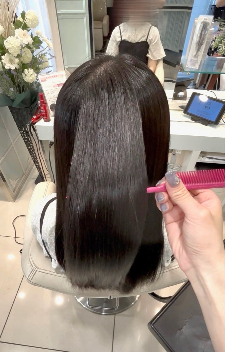 セミロング カラー パーマ カット ヘアカラー 縮毛矯正 トリートメント 池袋 縮毛/艶カラー /レイヤー🌙ゆきのヘアスタイル