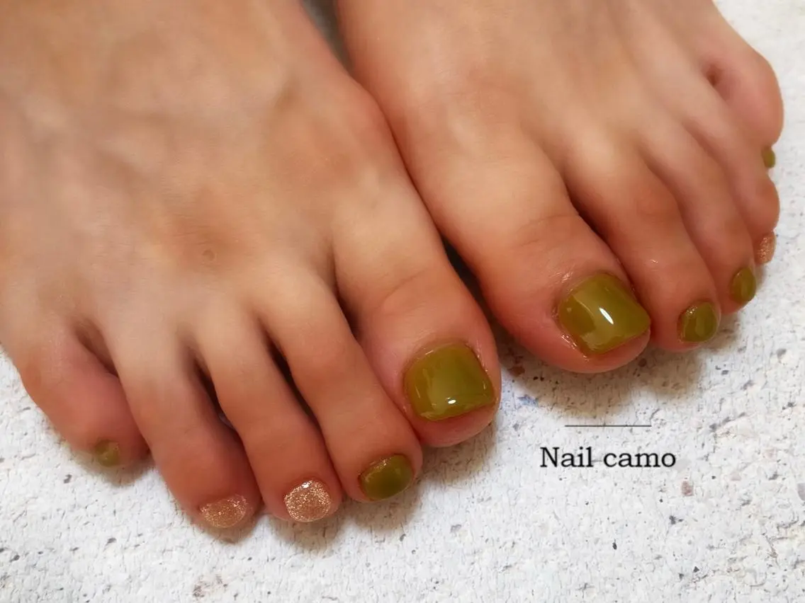 ネイル フットネイル 🌟Nail camo🌟のネイルデザイン