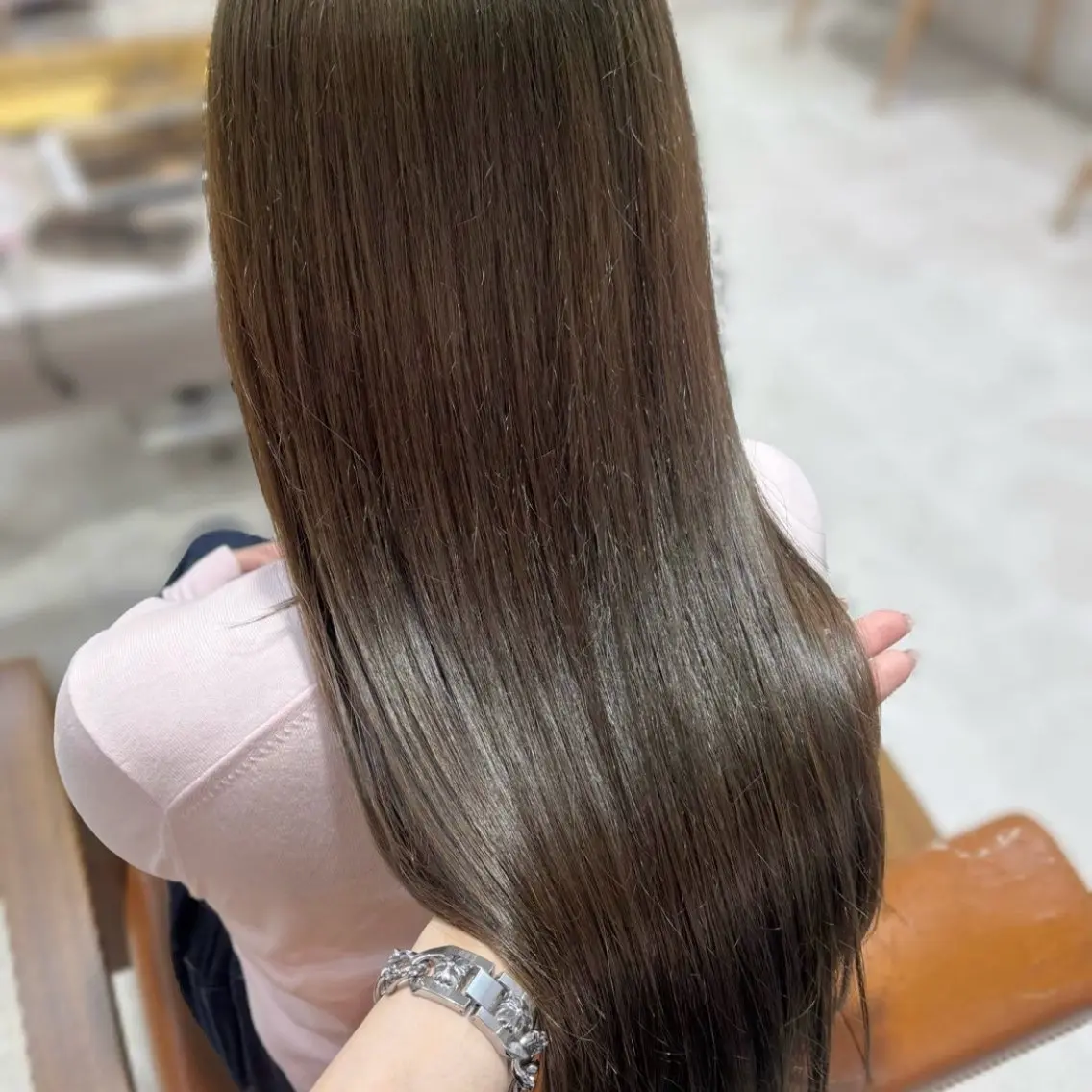 🫧モデル限定価格🫧部分縮毛矯正(前髪、顔周り)＋1stepトリートメントの写真