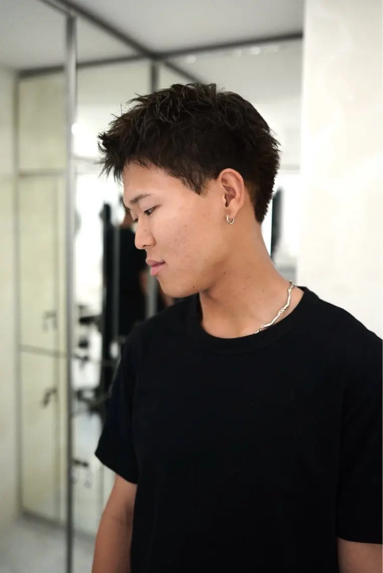 ショート ショートヘア 豊崎 佑輔のヘアスタイル