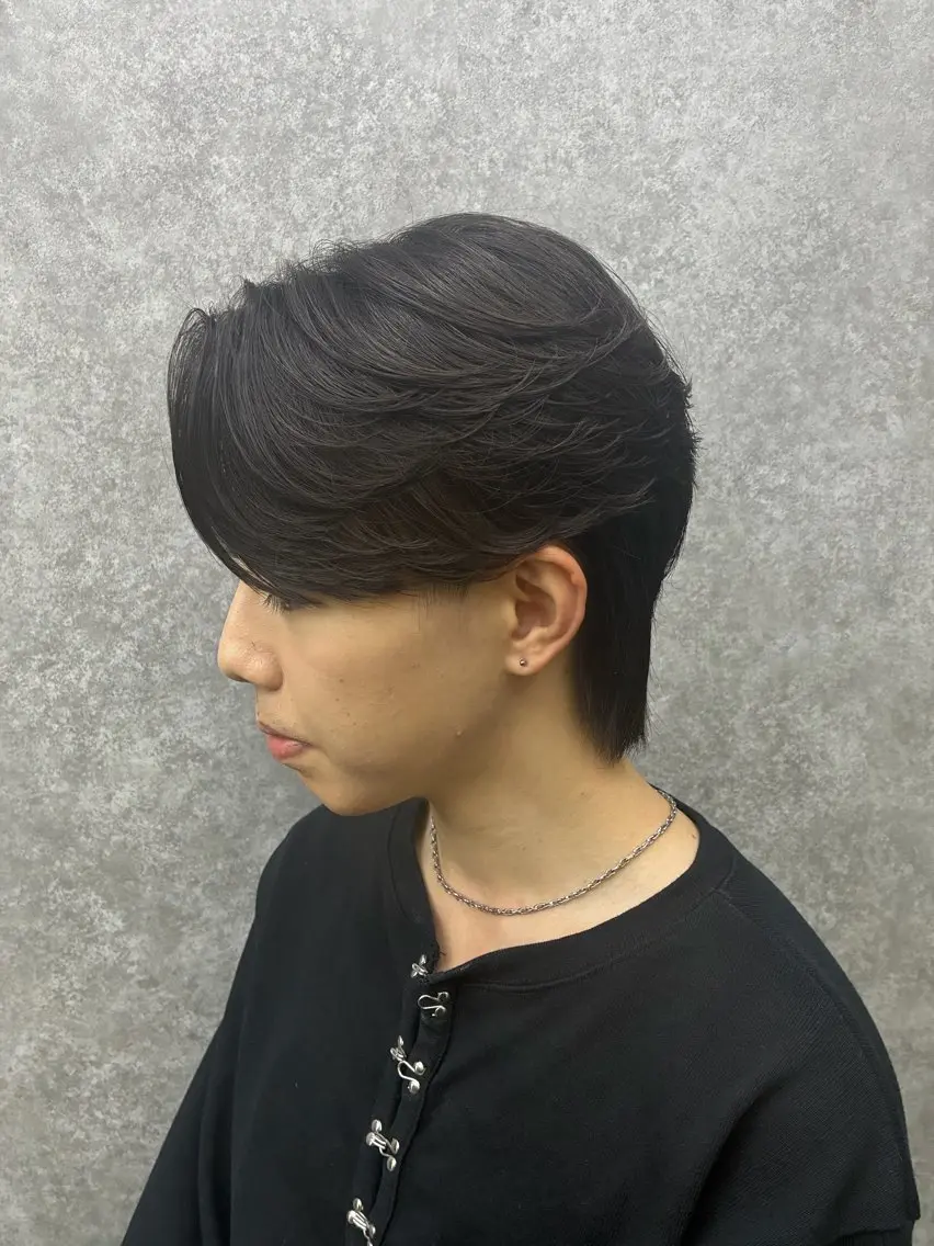 パーマ メンズ カット パーマ シャドウパーマ特化 🩵Chisatoのヘアスタイル