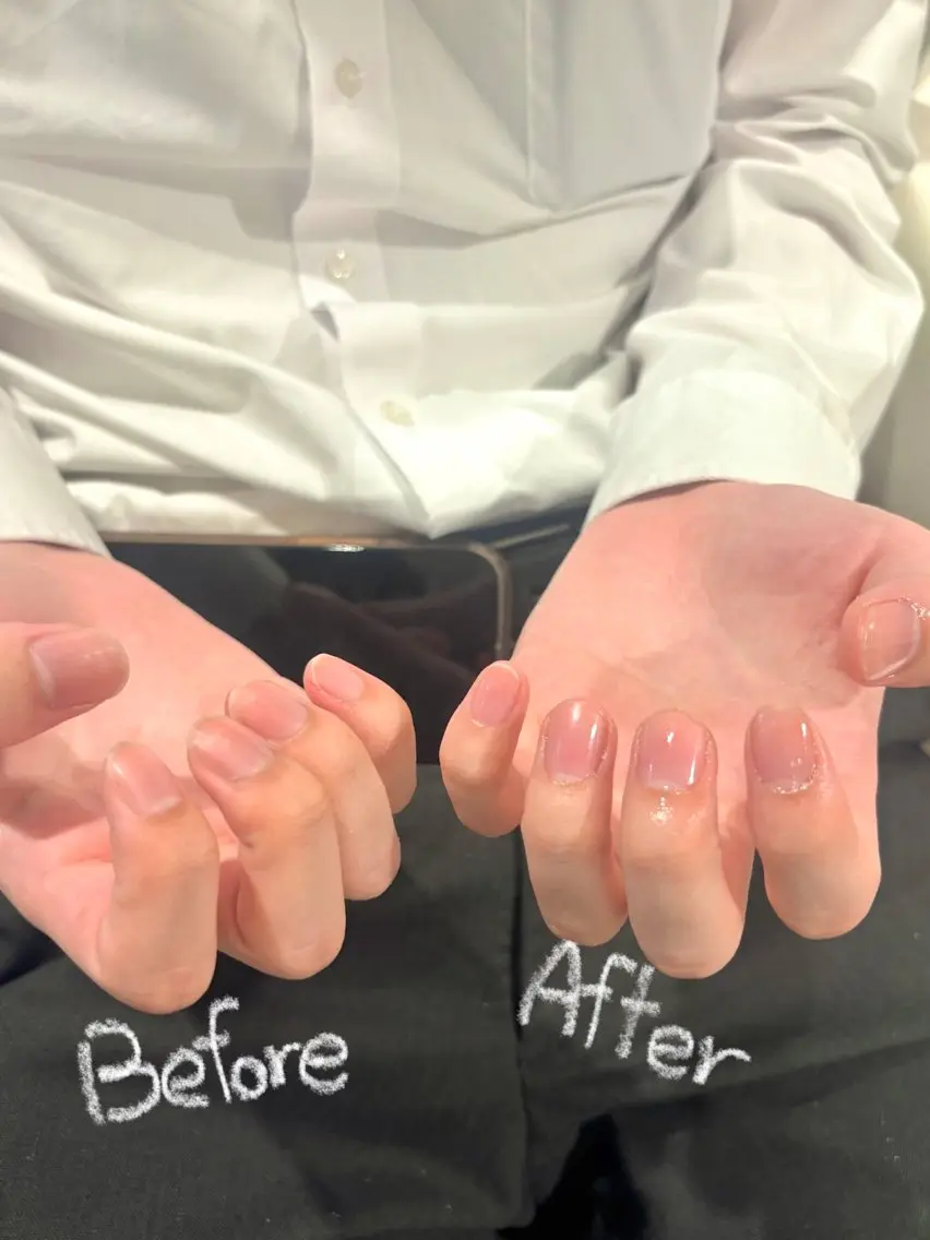 ネイルができない方でも🖐️ネイルケアコース✨清潔感UP♪の写真