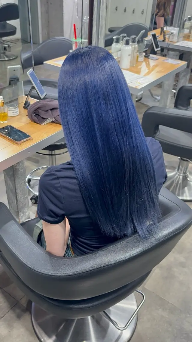 🦋ハイトーンにおすすめ🦋ケアブリーチ使用ダブルカラー＋ケアトリートメント💙の写真