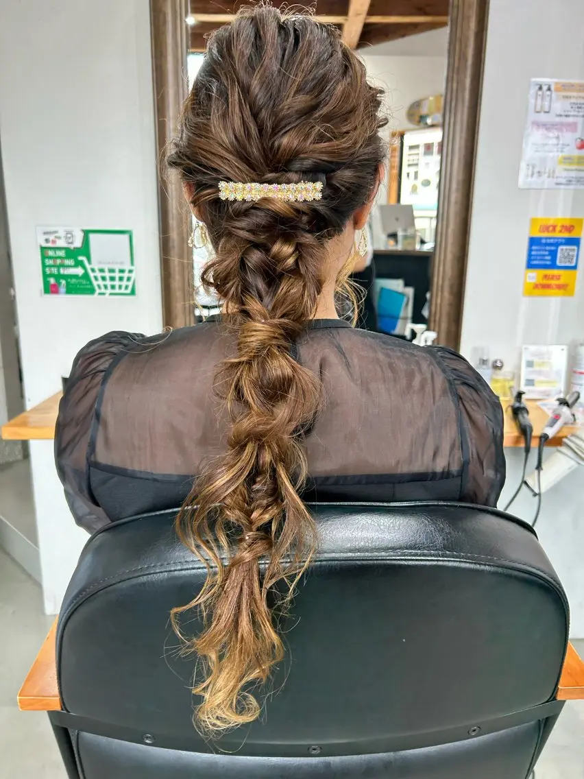 ロング ハイトーン特化⭐️ 飯田大樹のヘアスタイル