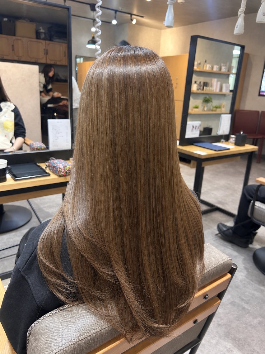 ロング カラー ブリーチ ブリーチなしカラー 🌈CHIHIRO ⛅️✨のヘアスタイル