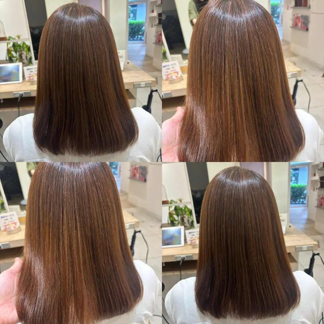 ミディアム 縮毛矯正 お客様満足度No.1 🐶柴田みどりのヘアスタイル