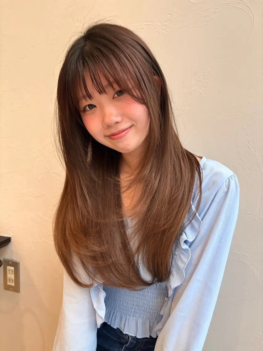 ロング カラー カット ヘアカラー トリートメント miyu/天神/ ブリーチなし透明感のその他イメージ