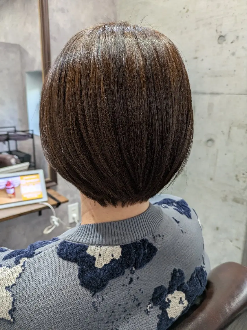 ショート 丸みショート ショートヘア 佐藤 璃咲のヘアスタイル