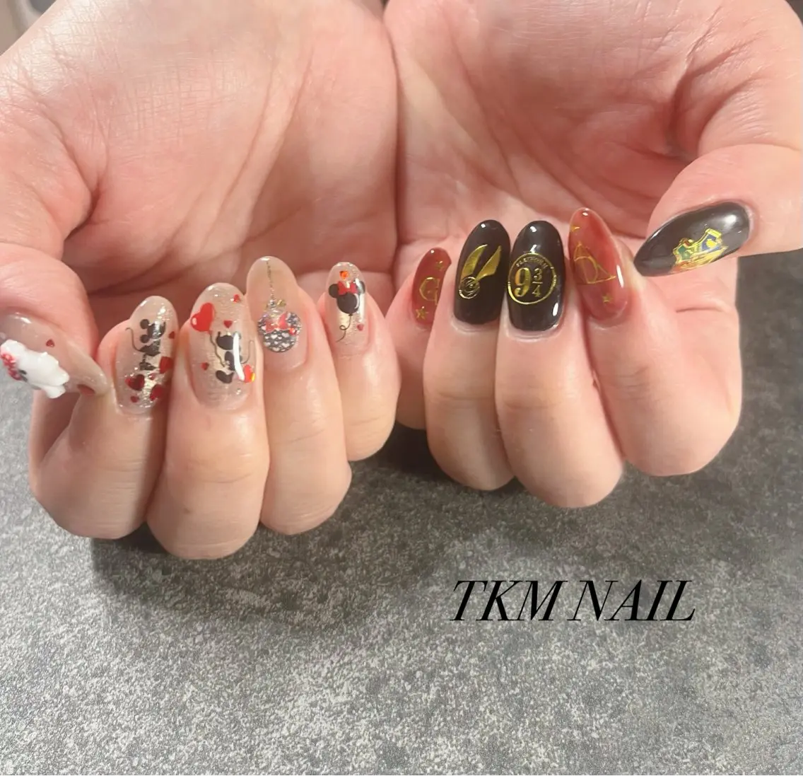 ネイル 持ち込み ハンドネイル フットネイル ______ TKM  NAILのネイルデザイン