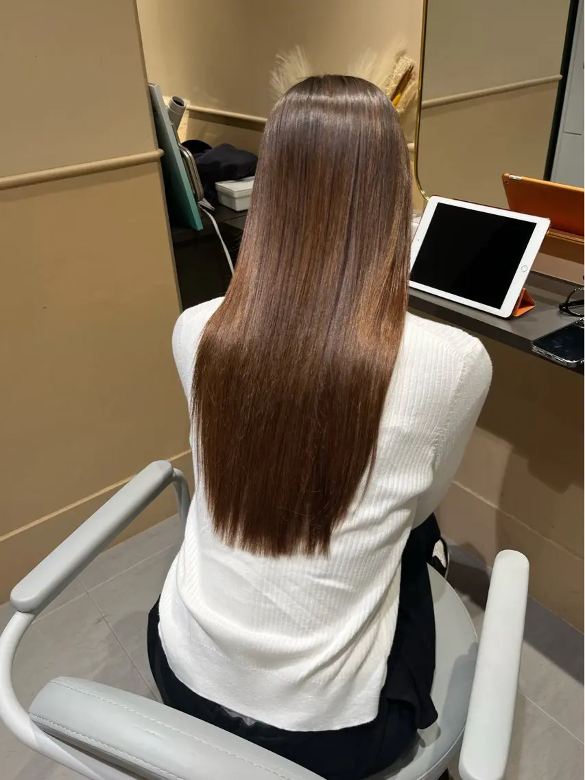 ロング 髪質改善 トリートメント 🫧tomoka 透明感カラー🫧のヘアスタイル