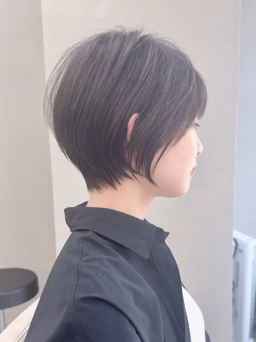 ショート カット 縮毛矯正 トリートメント ショート/レイヤー /札幌/小山内のヘアスタイル