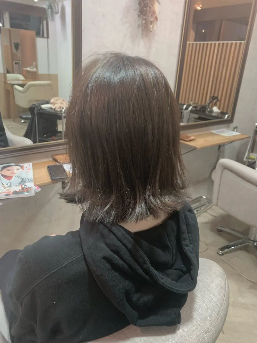 カット＋ヘアカラー＋トリートメントの写真