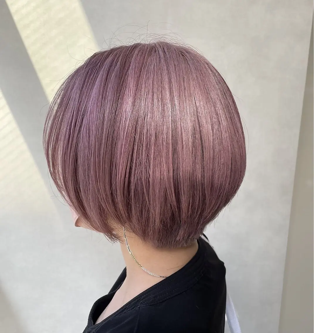 ショート 鬼童 友稀 ✨️艶カラー診断✨️のヘアスタイル
