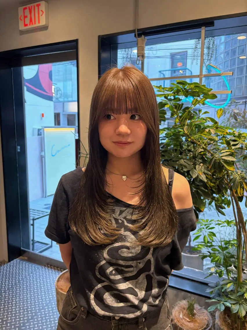 ロング ブリーチカラー🍊 ★ayumiのヘアスタイル