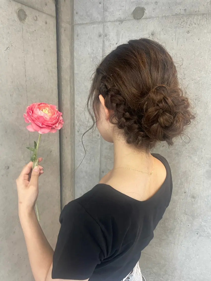 ヘアアレンジ ヘアセット 美髪× ヘアセット✨Araiのヘアスタイル