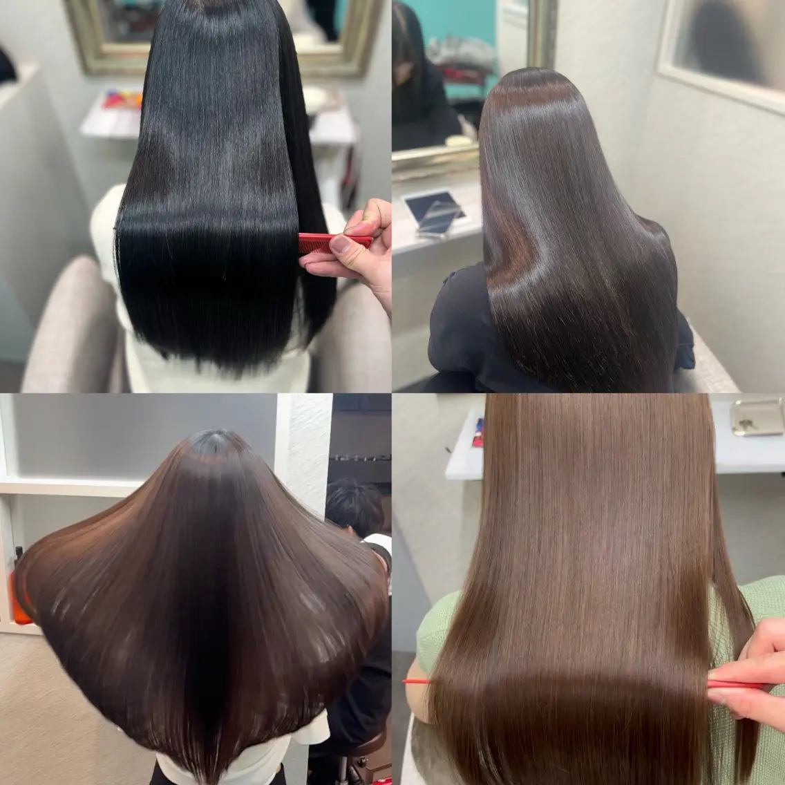 ロング カラー 髪質改善 トリートメント ⚜髪質改善東京 エリア1🏅マコト⚜のヘアスタイル