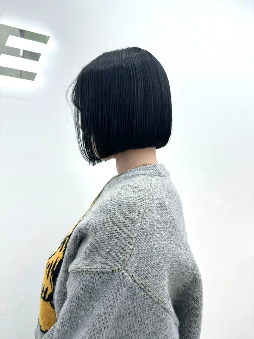 ショート カラー ヘアアレンジ カット ヘアカラー トリートメント ヘッドスパ ヘアセット 縮毛矯正🤍 ボブ/ HIKARIのヘアスタイル