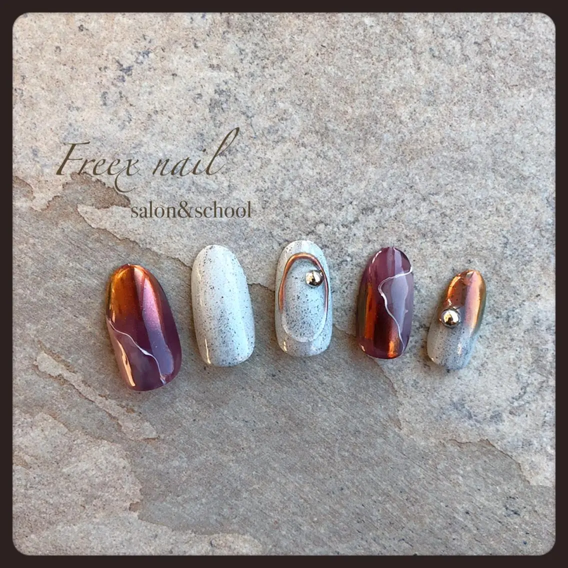 ネイル ハンドネイル ハンドケア freex nail /ニュアンス/個性派のネイルデザイン