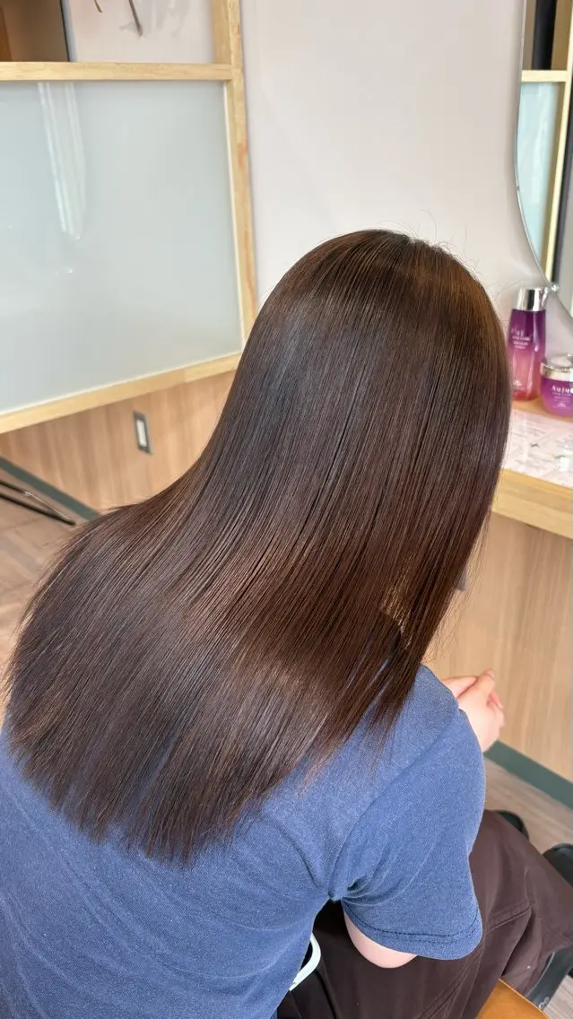 セミロング トリートメント 箕面駅✨/星野 きらりのヘアスタイル