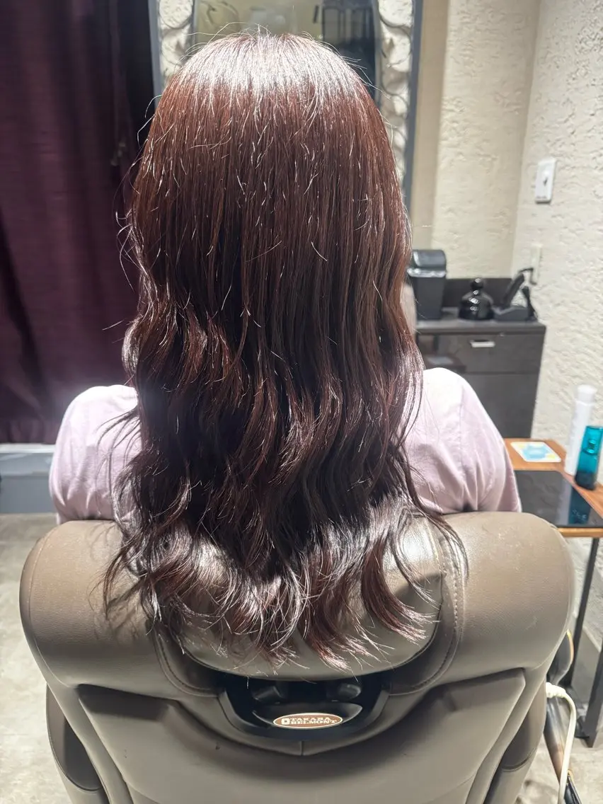 ロング カラー トリートメント 無料モデル急募‼️ 韓国ヘア/Rin🎀のヘアスタイル