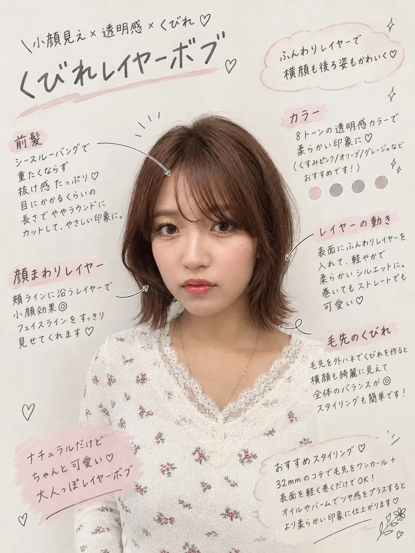 ミディアム ヘアカラー トリートメント ナチュラル🕰️流山 /Ruko🌱のヘアスタイル