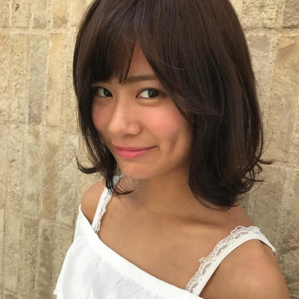ミディアム カラー 鈴木 悠史のヘアスタイル