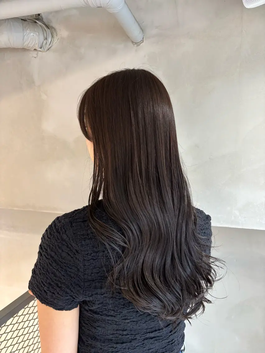 ブリーチなしワンカラー🧸🤎の写真